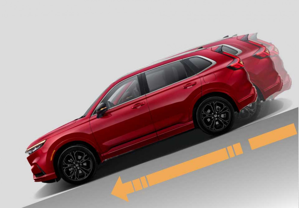 Hill Descent Control (HDC)Fitur ini akan membantu Anda saat berkendara dengan mengontrol kecepatan kendaraan saat menuruni jalanan yang curam.