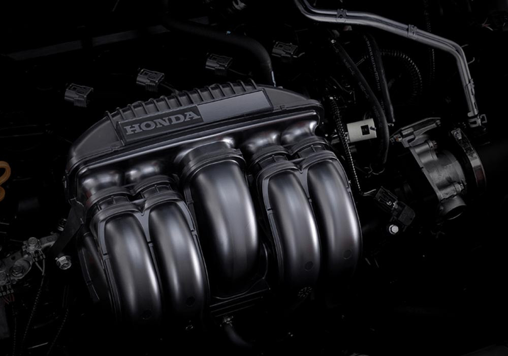 1.5L DOHC i-VTEC EngineMesin i-VTEC generasi baru dengan konfigurasi DOHC yang menghasilkan tenaga paling optimal di kelasnya, 121 PS.