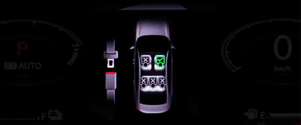 Seatbelt Reminder
Fitur yang akan selalu mengingatkan Anda untuk selalu menggunakan sabuk pengaman ketika Anda mulai berkendara.