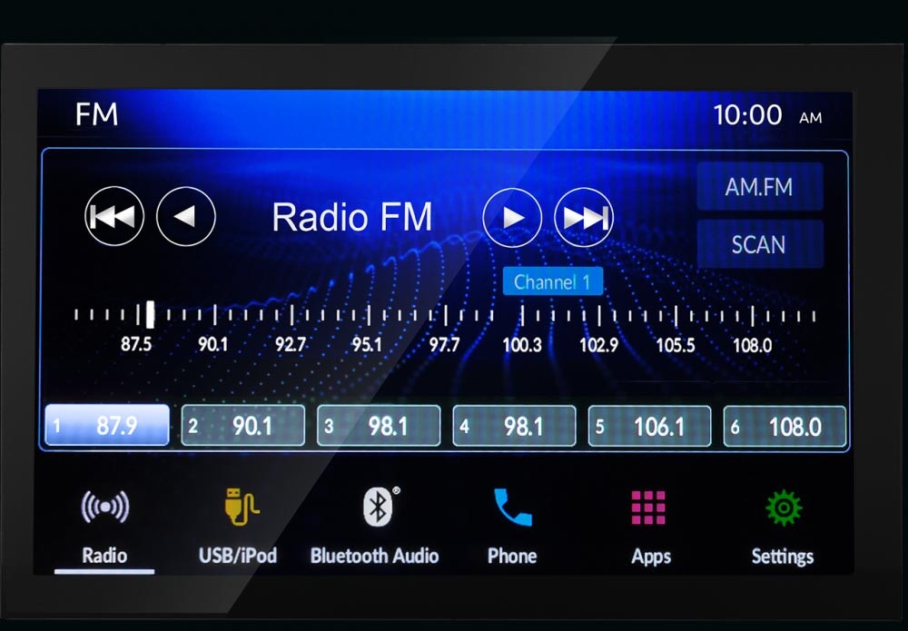 AM/FM Radio
Fitur AM/FM Radio juga turut didukung untuk memaksimalkan hiburan di sepanjang perjalanan