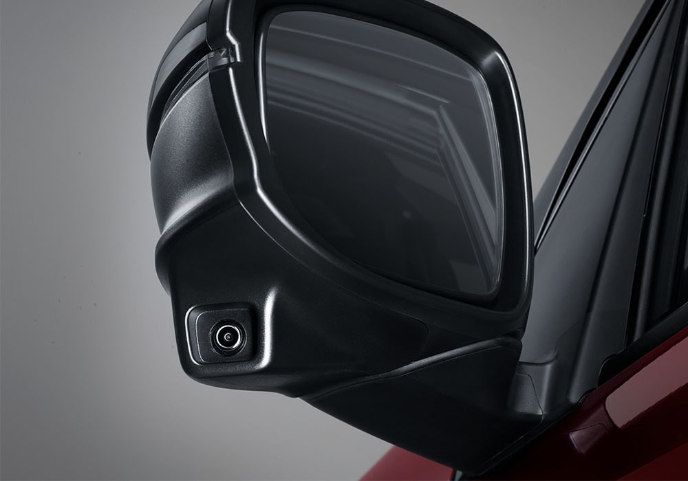Honda LaneWatch™
Honda WR-V telah dilengkapi dengan LaneWatch™ untuk meningkatkan penglihatan pada bagian samping kiri kendaraan, dan meminimalkan blind spot area.