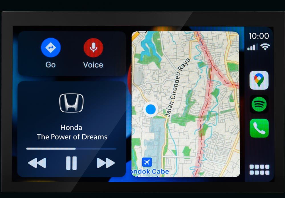 Smartphone Connection
Dengan fitur Smartphone Connection, Anda dapat menghubungkan headunit dengan perangkat smartphone untuk mendukung berbagai aplikasi.