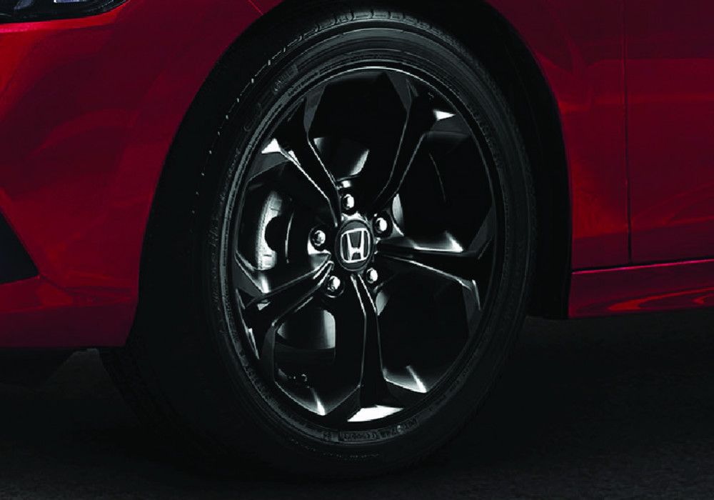 17" Sporty Matte Black Alloy Wheels