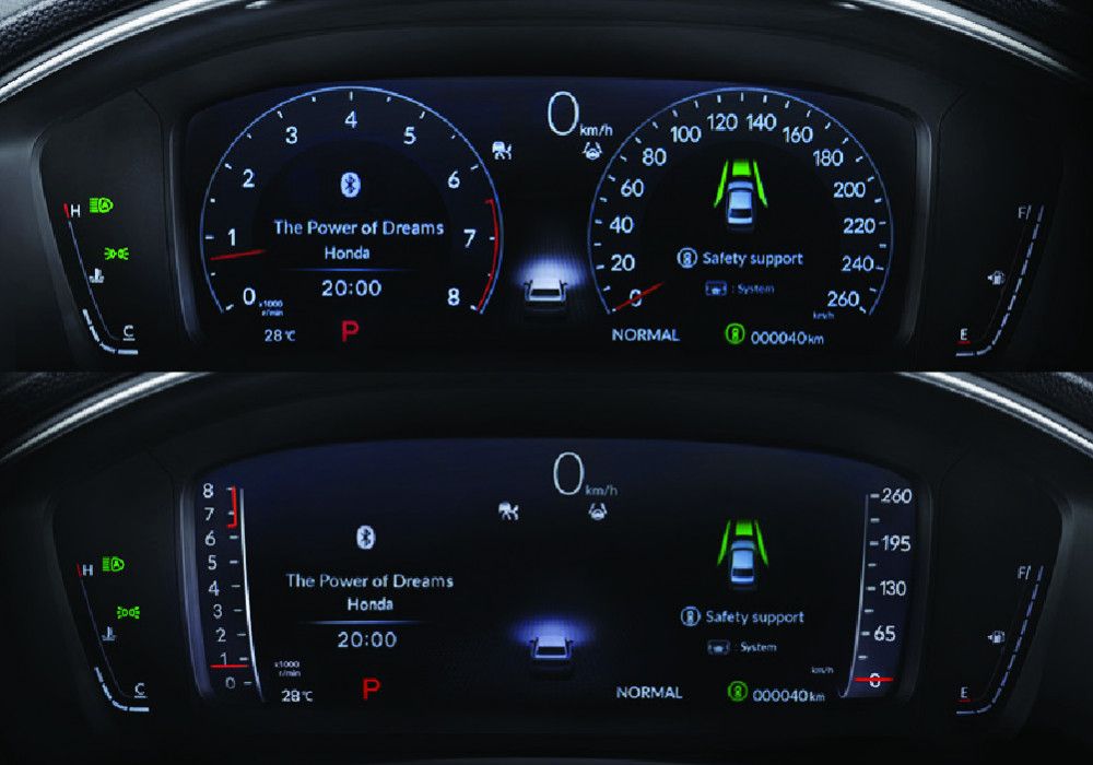 10,2" Interactive TFT Meter Cluster with Customized Display Setting