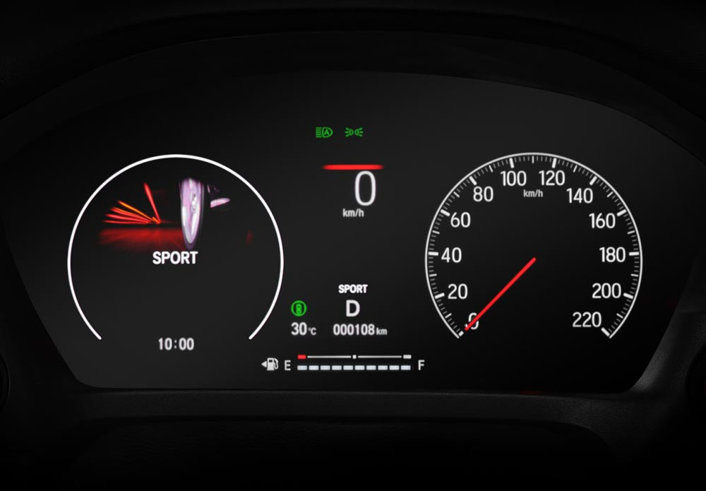 7" Interactive TFT Meter Cluster with Customized Display Setting
Standar sistem informasi terkini dengan ukuran display besar 7" untuk kejelasan tampilan data selama berkendara.