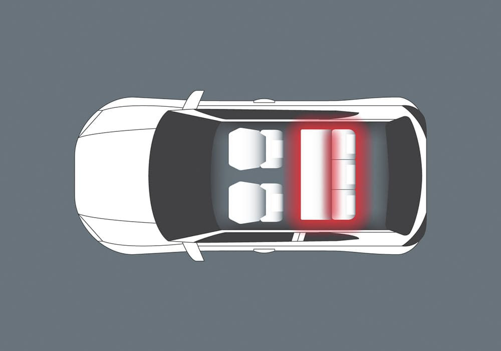 Rear Seat Reminder
Fitur canggih guna mendeteksi saat Anda meninggalkan barang di baris kedua kendaraan dan akan ada peringatan melalui layar MID.